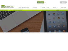 Tablet Screenshot of blog.stantive.com